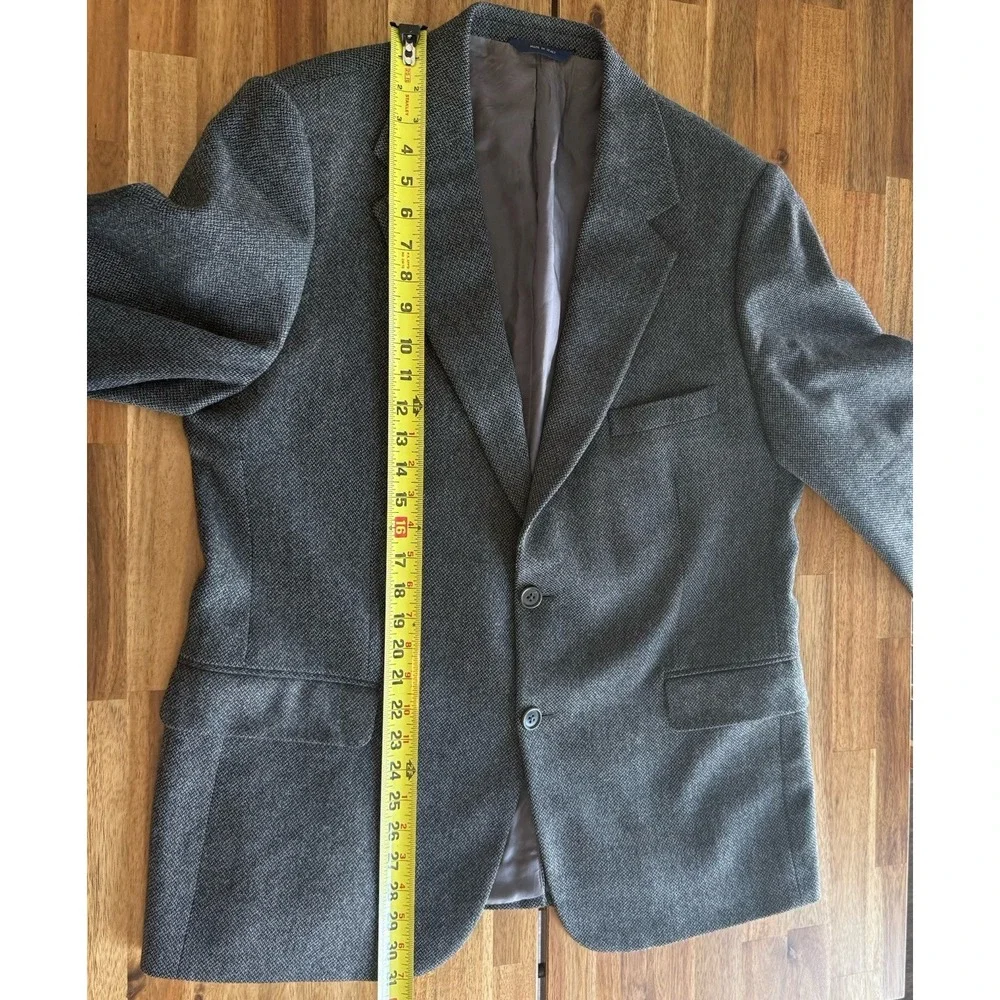 Brooks Brothers Blazer Mens 42R 100% Lambswool Sport Coat Made In Italy Luxury